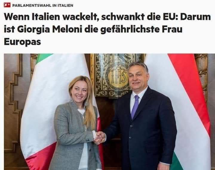 Read more about the article Erdrutschsieg Meloni – Gerald Markel vom 26. Sept. 2022